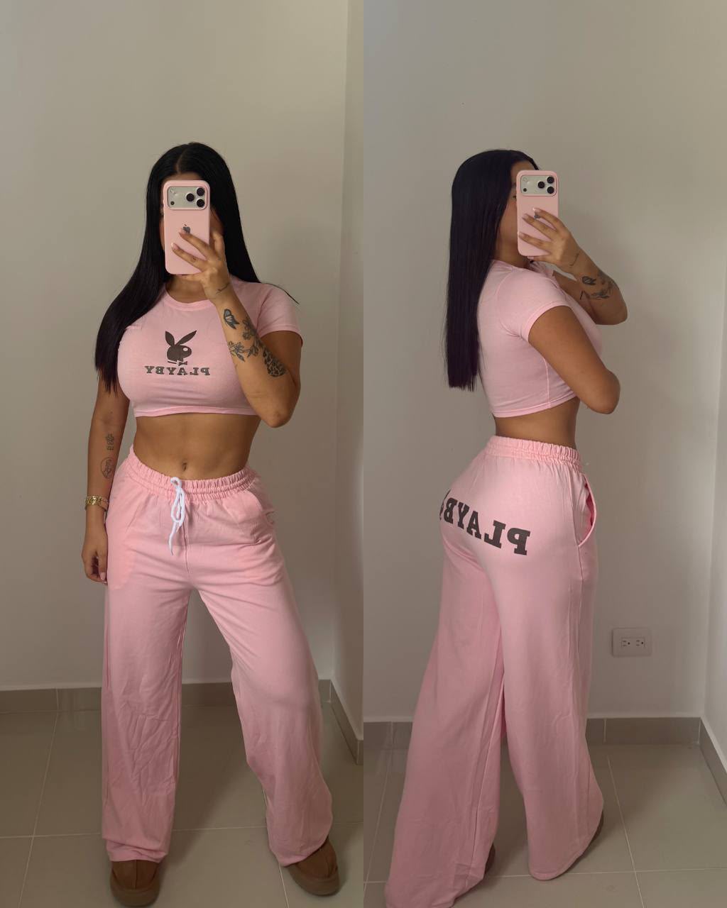 Set Playboy - Top y Sudadera